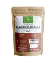 Organic Ceylon Cinnamon Tea - Premium Grade, Pack of 30 Tea Bags