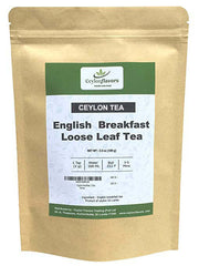 English Breakfast Loose Leaf Tea (3.5oz/100g) Ceylon Flavors - Fresh and Pure