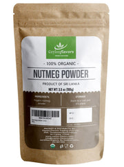 Organic Nutmeg Powder - Premium Grade, (3.5oz/100g)