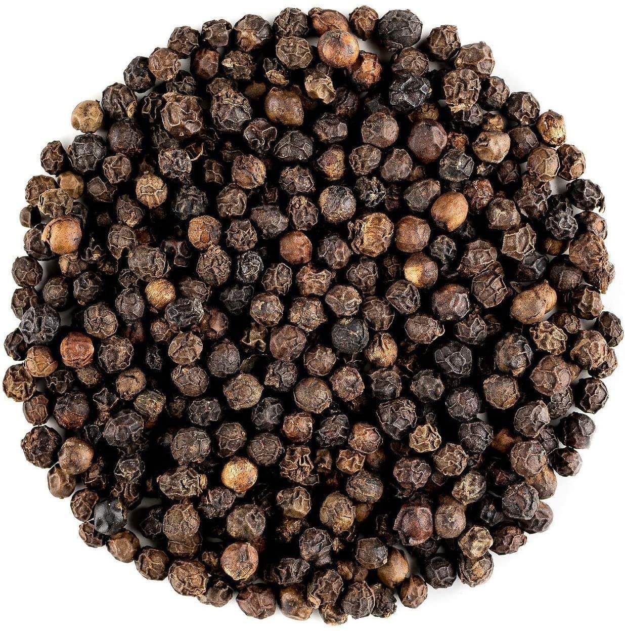 Organic Black Peppercorns - Premium Grade (3.5oz/100g) Ceylon Flavors - Fresh and Pure